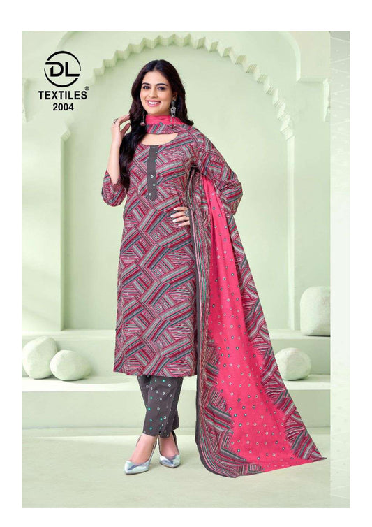 Maroon & Pink Abstract Print Kurta Set – Casual Cotton Ethnic Wear for Women