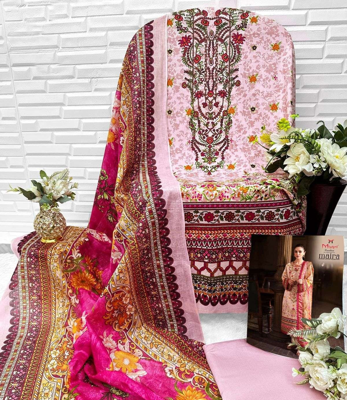 Luxury Cotton Printed Salwar Suit – 100% Pure Cotton | Sunset Peach-Pink Fusion